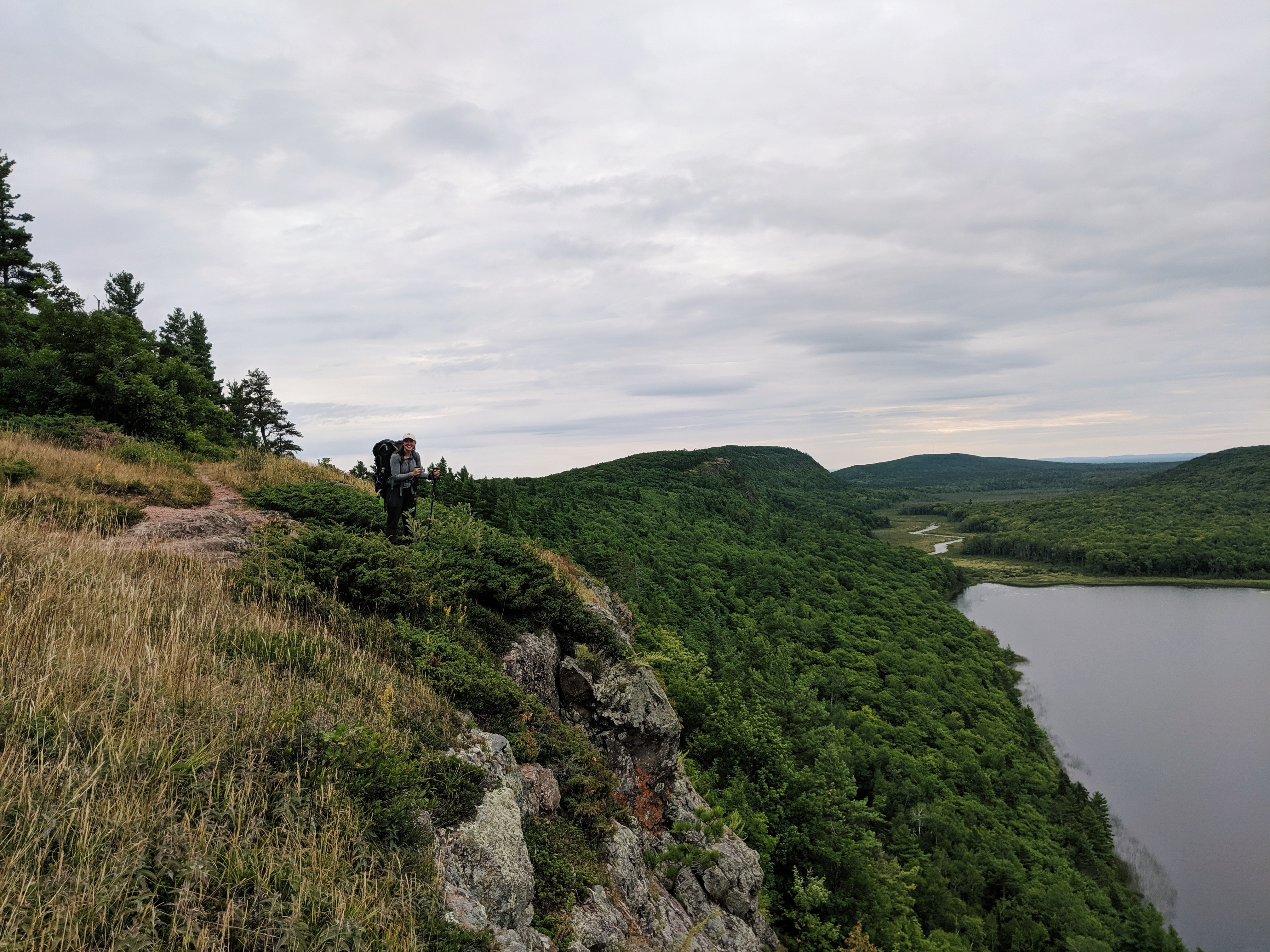 Lake of the Clouds in the Porcupine Mountains in Michigan's Upper Peninsula